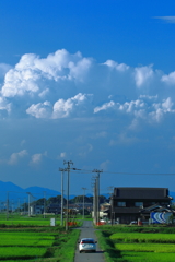 列車の無い夏の鉄道風景3