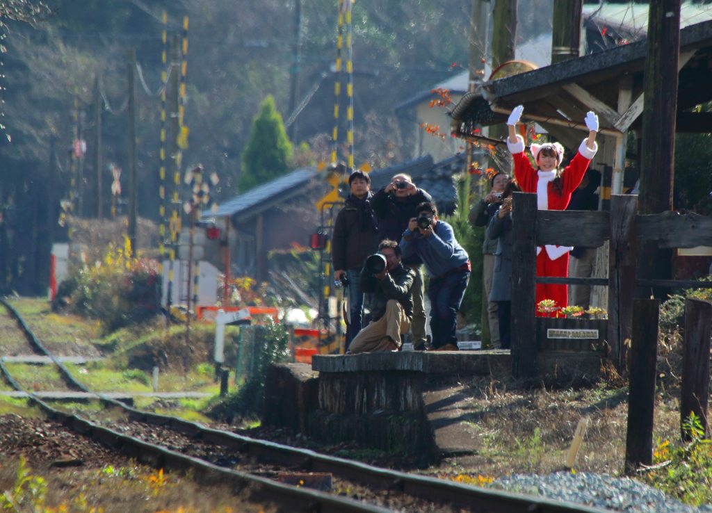 クリスマスのお見送り