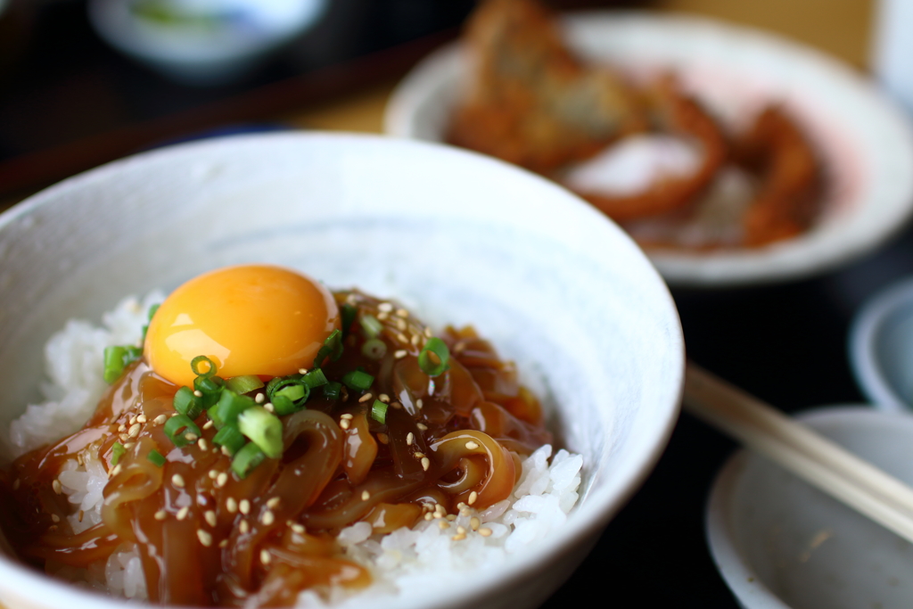 離島飯5　寒シマメ丼