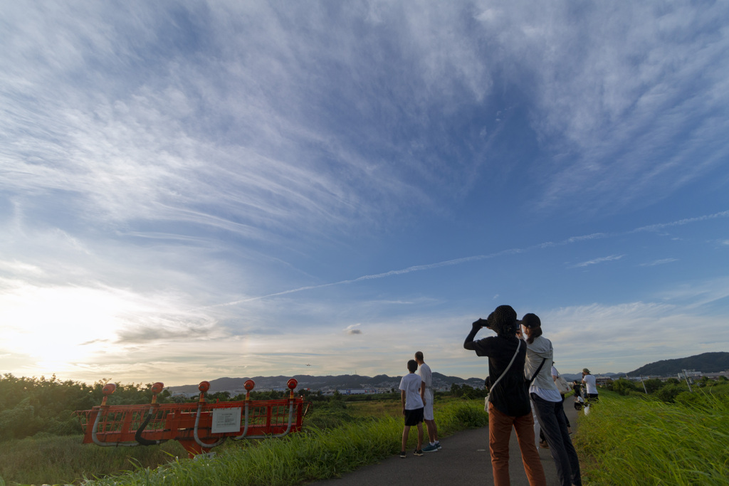 飛行機待ち