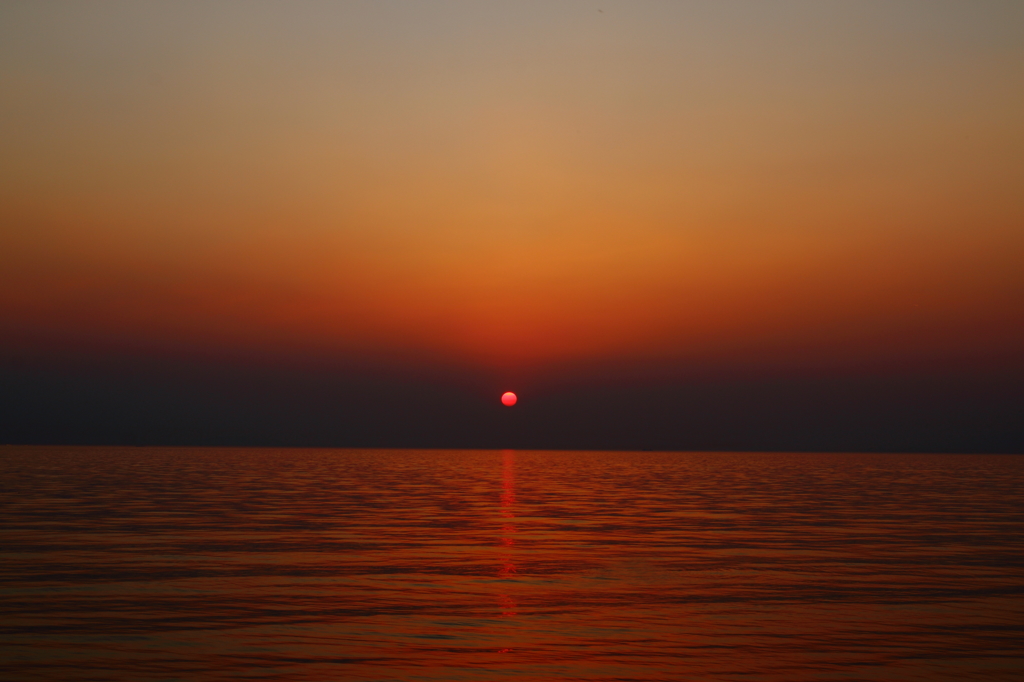 播磨灘夕景