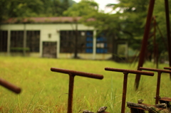 朽ちる遊具