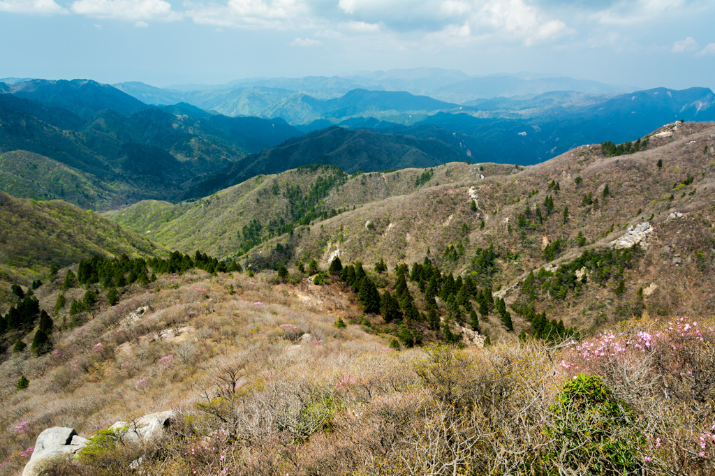 御在所岳　望湖台より