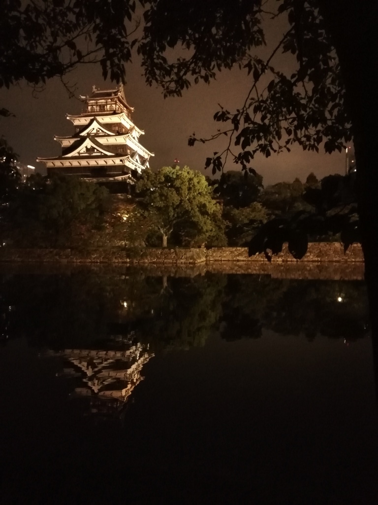 広島県広島城　スマホカメラ