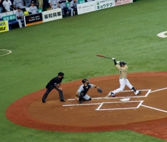 オリックスバファローズＶＳ阪神タイガース　270614　中島選手　ホームラン