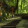 鞍馬寺　参道　登山？