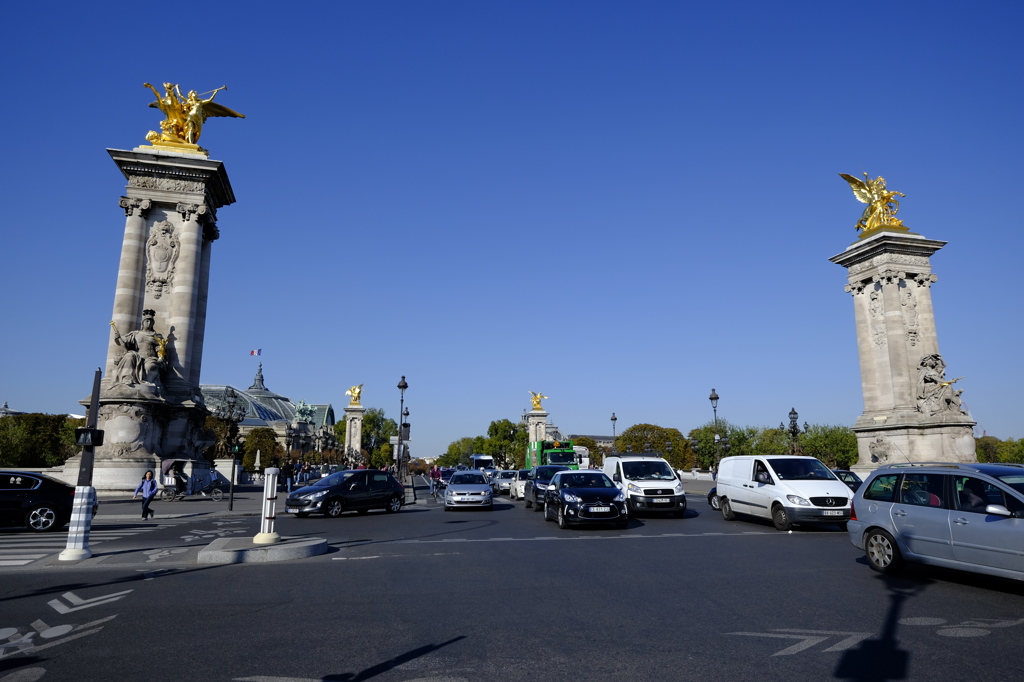 パリ　アレクサンドル3世橋