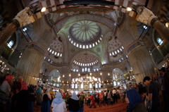 トルコ　イスタンブール　スルタン・アフメット・ジャーミィ(ブルー・モスク）