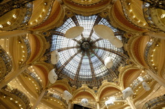 パリ　ギャラリー・ラファイエット　アーケード