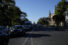 パリ　グラン・パレ前からインバリットを望む