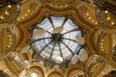 パリ　ギャラリー・ラファイエット　アーケード