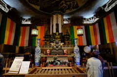 鎌倉　建長寺　法堂　釈迦苦行像と千手観音