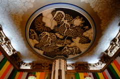 鎌倉　建長寺　法堂天井　雲龍図