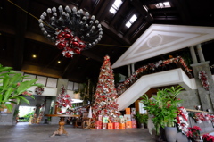 フィリピン　サンタ･エレナ・ゴルフクラブ　クリスマス飾り付け