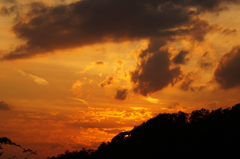 秋の夕暮れ