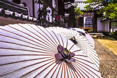 寺の番傘