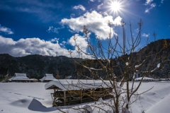 雪晴れ