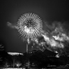 花火と寺と星
