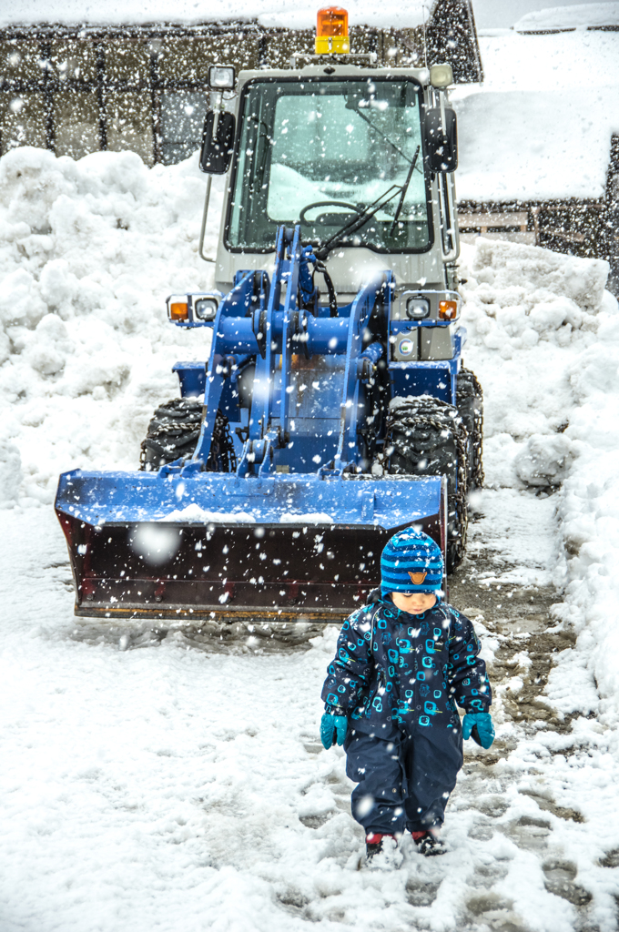 My Blue SnowplowSuits