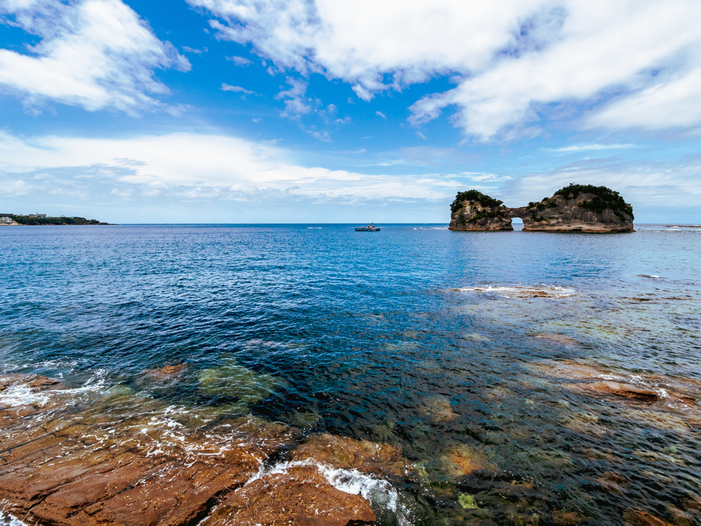 白浜といえば円月島