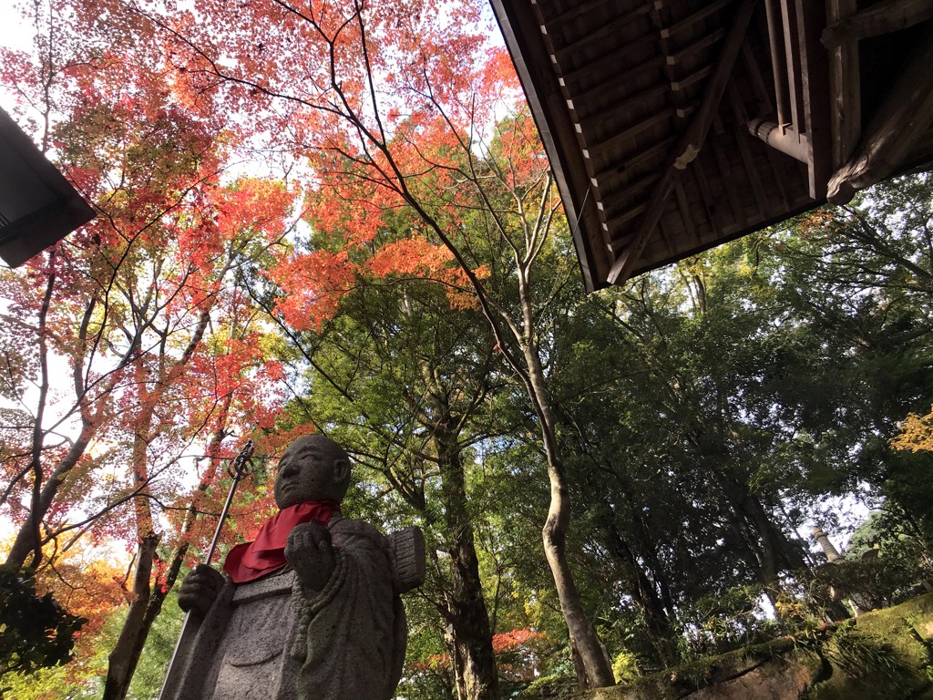 お地蔵さん、下からすいません