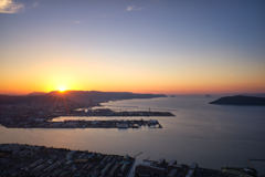 屋島山上からの夕景