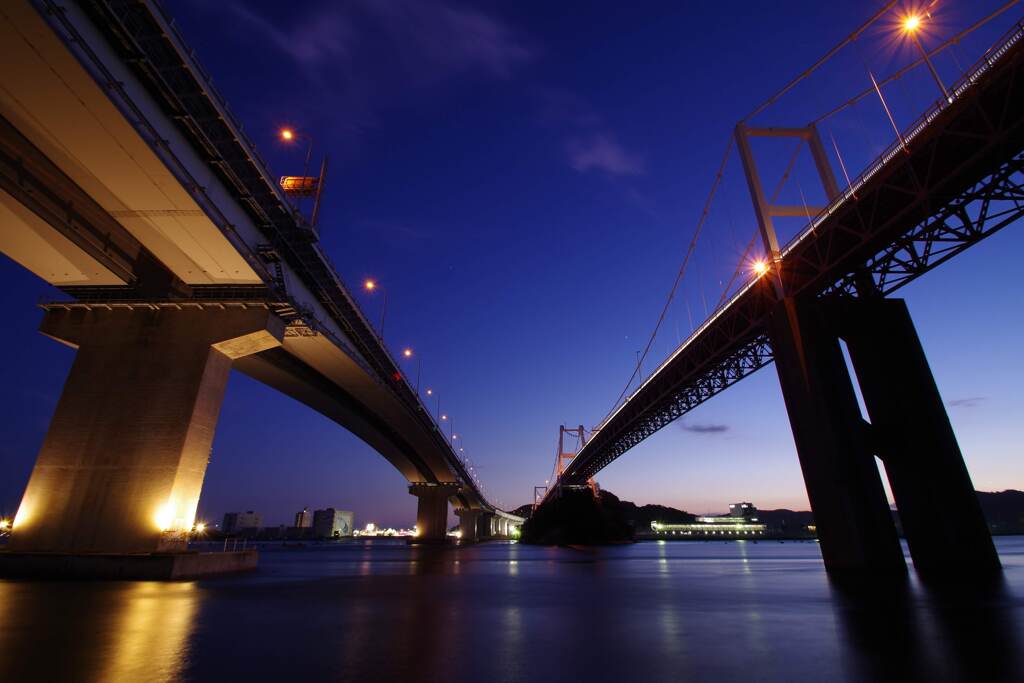 小鳴門橋と撫養橋