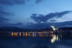 冬の小樽・海からの夜景