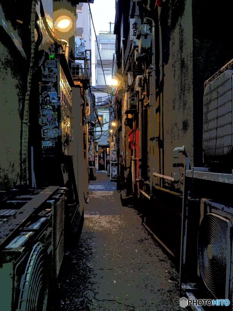 路地裏の風