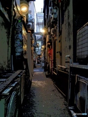 路地裏の風