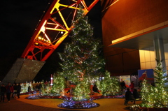 クリスマスツリーとミニ東京タワー