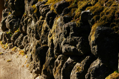溶岩の石垣