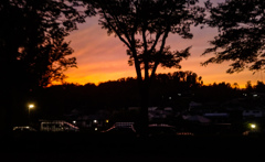 昨日の夕焼け