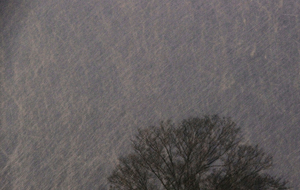 夜の豪雨