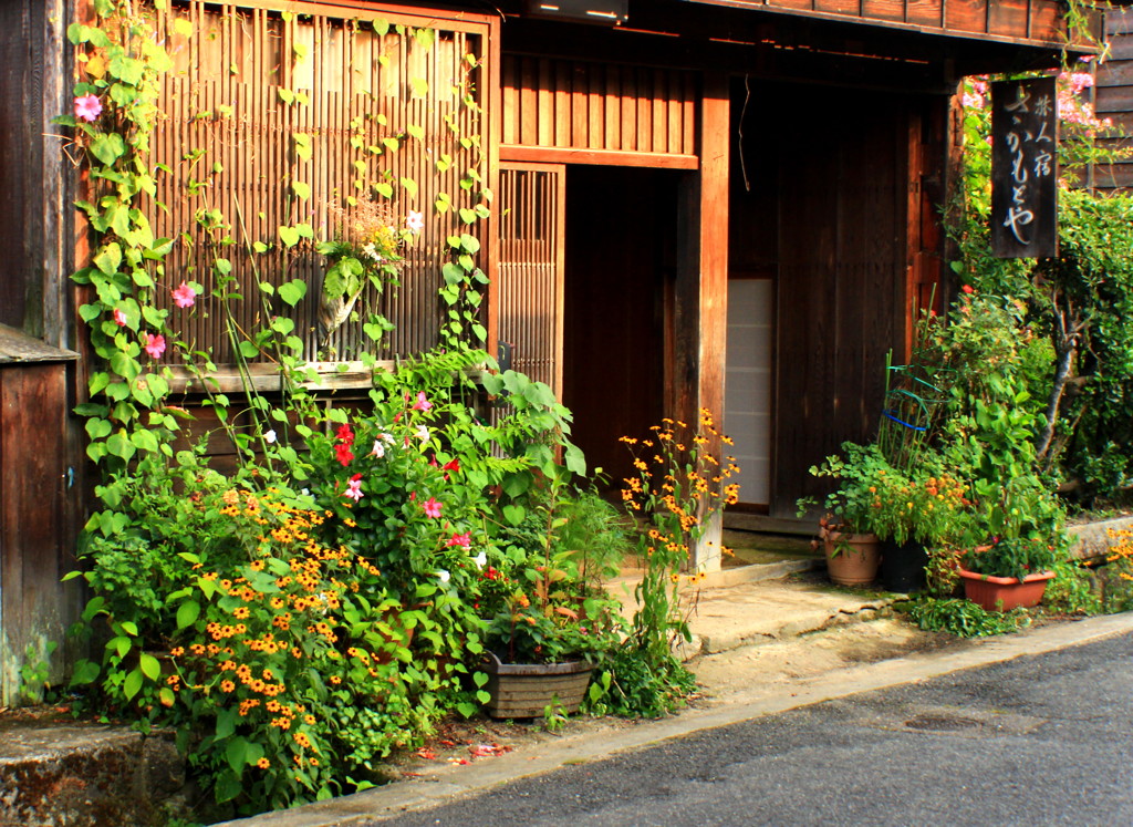 妻籠宿の街並み　3
