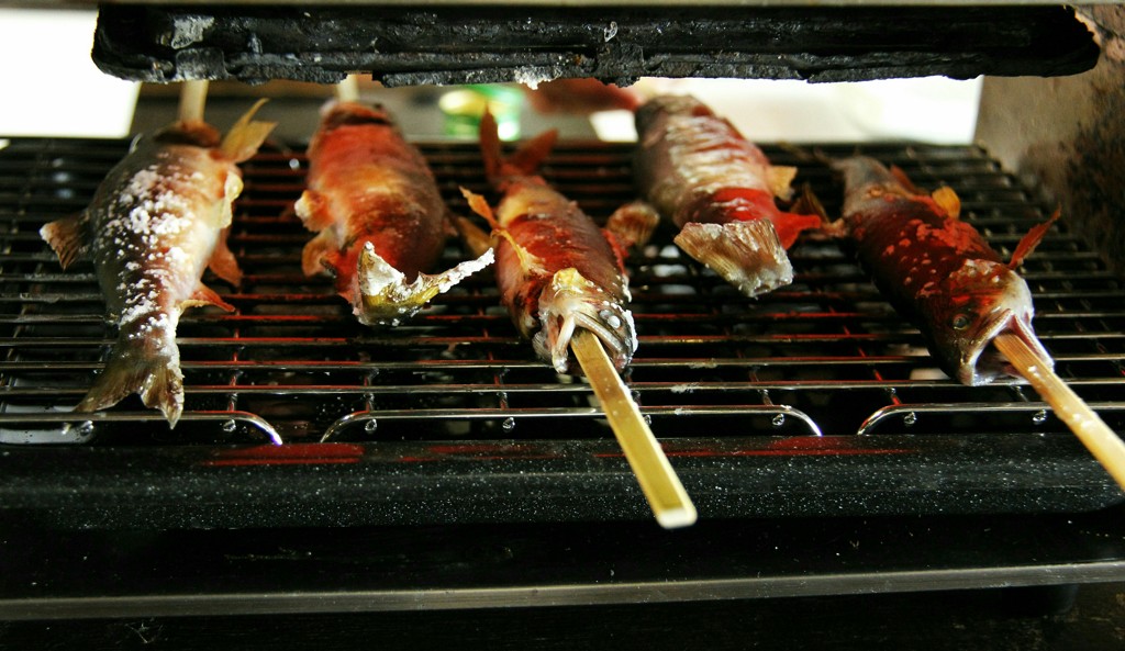 鮎の塩焼き