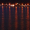 河口湖大橋の夜景