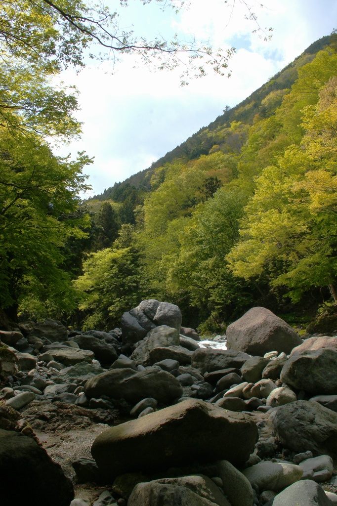山の稜線