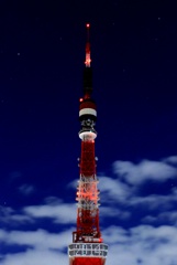東京タワーと星