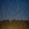 夜の雨　(広重調)東海道五十三次庄野の雨ふう