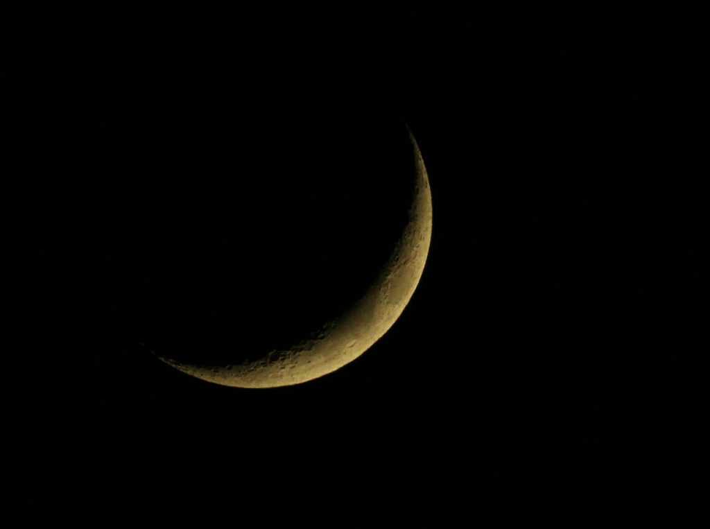 今夜の月面