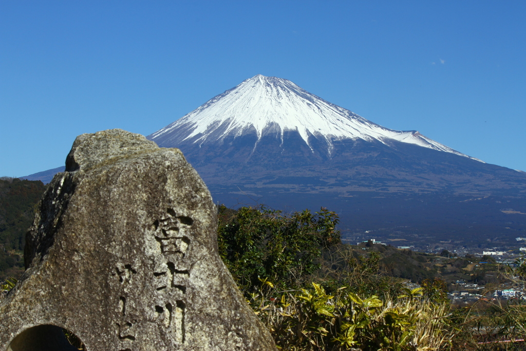 富士川より眺るの景