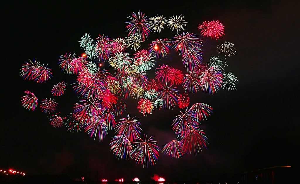 夜空に咲く百花繚乱