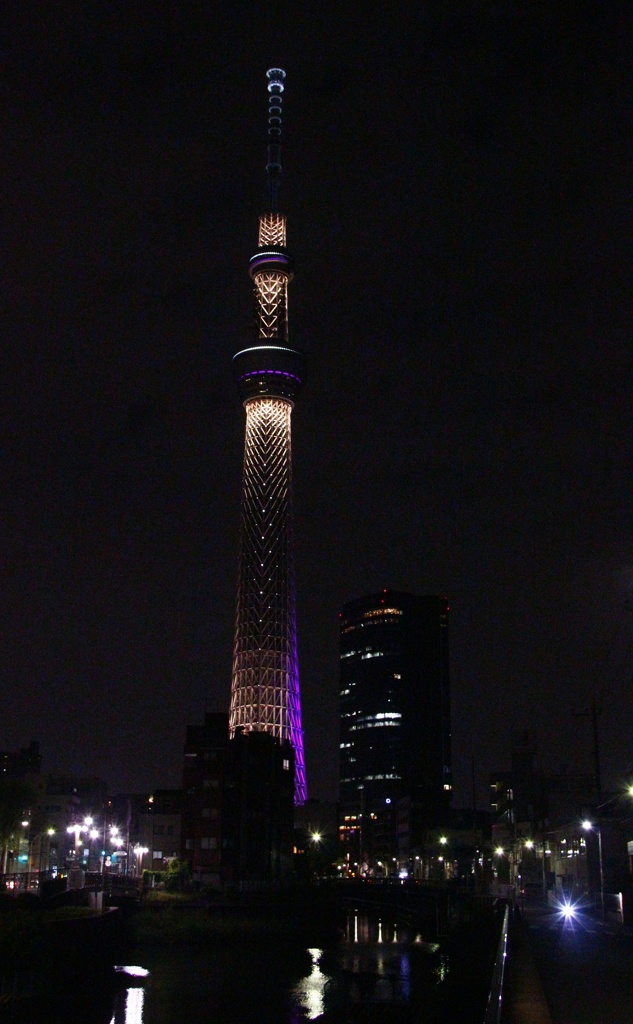 スカイツリー夜景