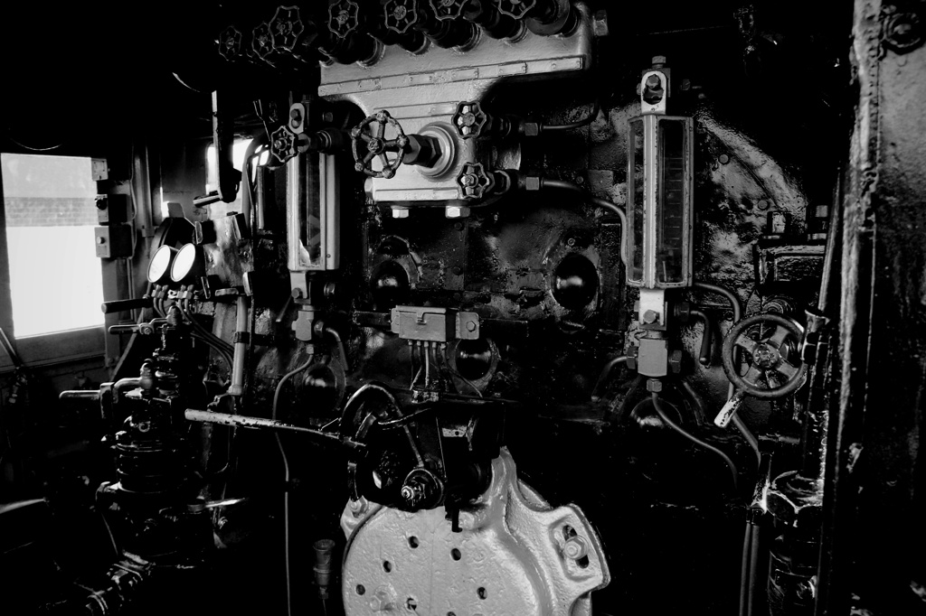 D51の機関室