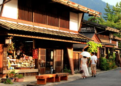 妻籠宿の街並み　4