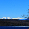 雪を頂いた八ヶ岳連峰