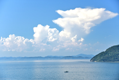 空 雲 海 島 船