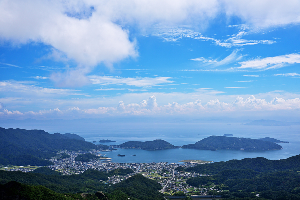 寒霞渓 夏空