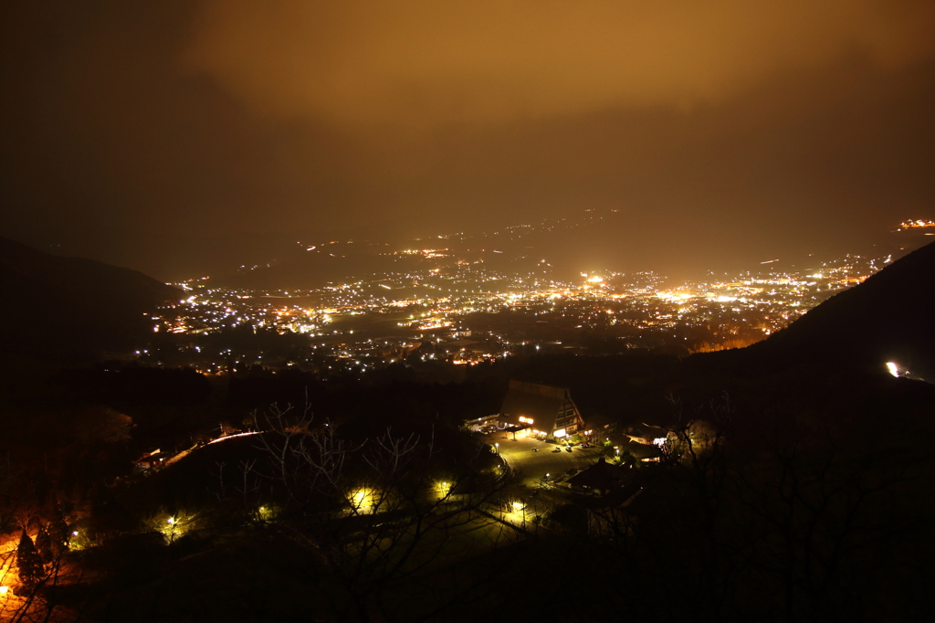 湯布院の夜景